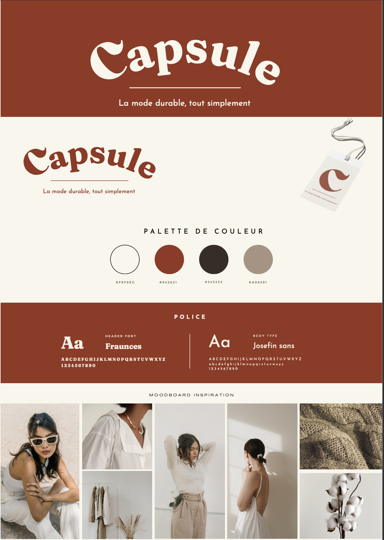 identité graphique de capsule