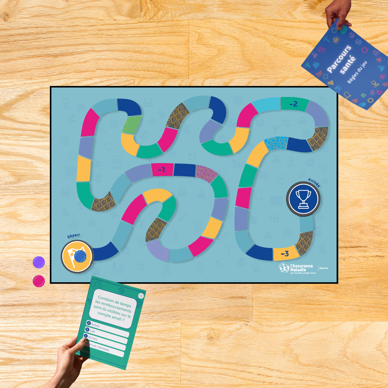 Boite du jeu Parcours Santé